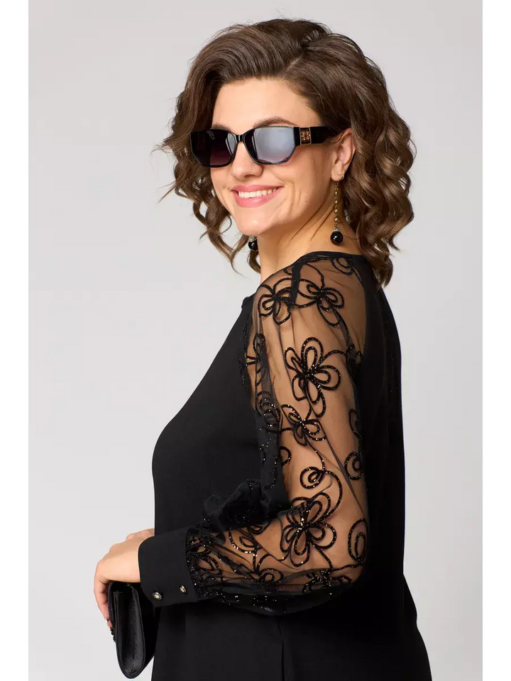 Regina - Classic Midi Dress for Special Occasions