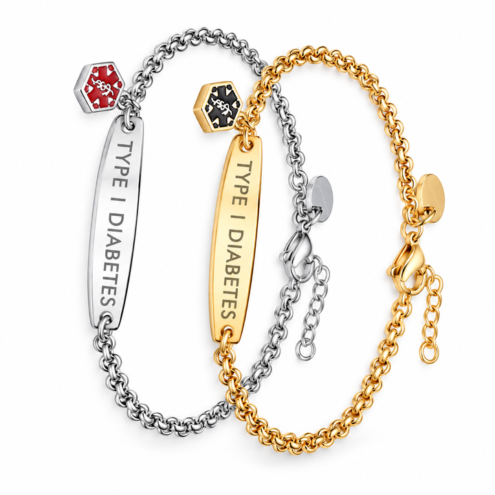 Women’s Diabetes Medical Alert Bracelet