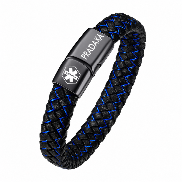 Men’s Pradaxa Medical Alert Bracelet
