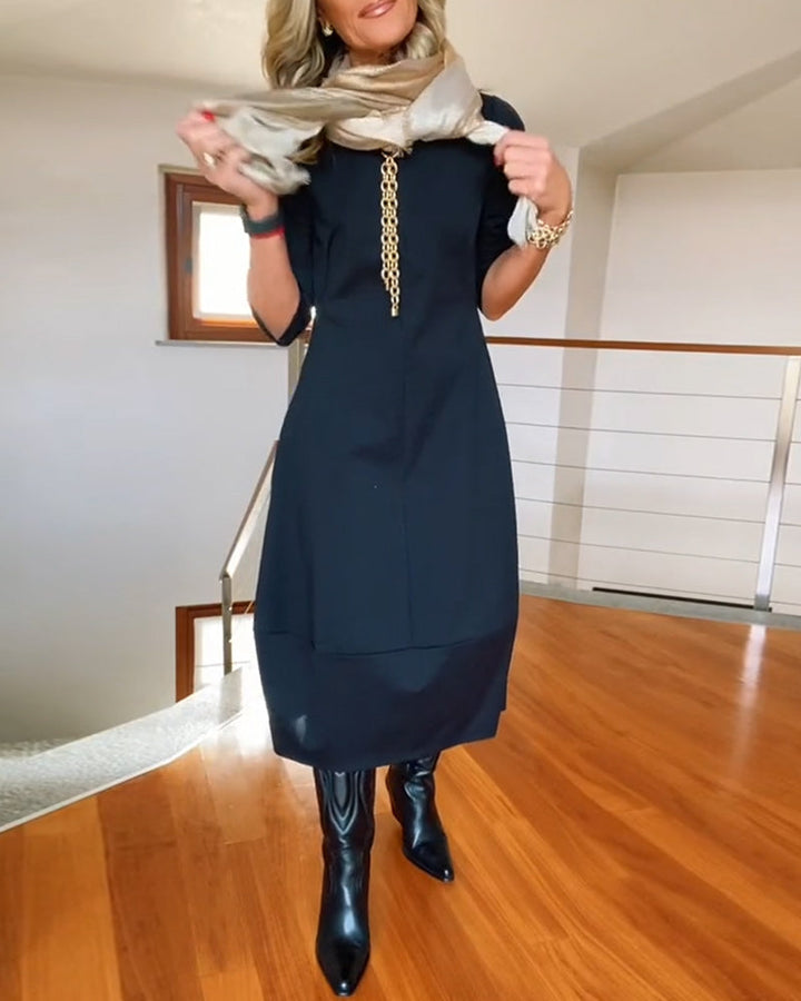 VALENTINA - Elegant Maxi Dress that Refines the Silhouette and Offers Daily Comfort
