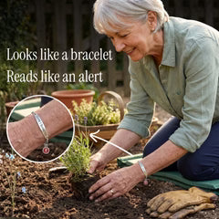 Women’s Diabetes Medical Alert Bracelet