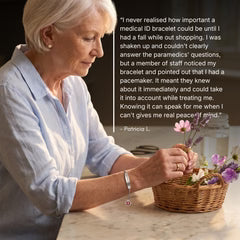 Women's Pacemaker Medical Alert Bracelet