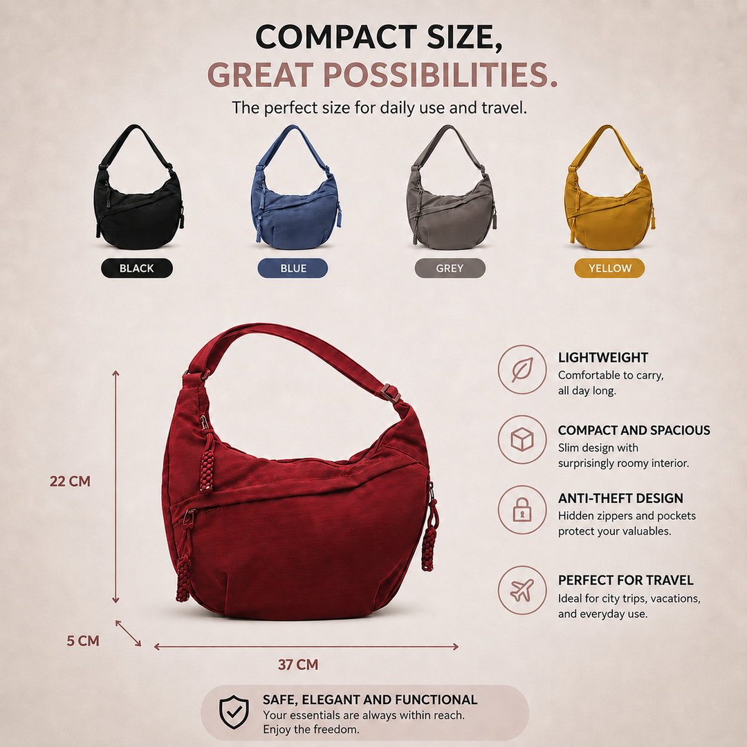 Aria - Black Shoulder Bag