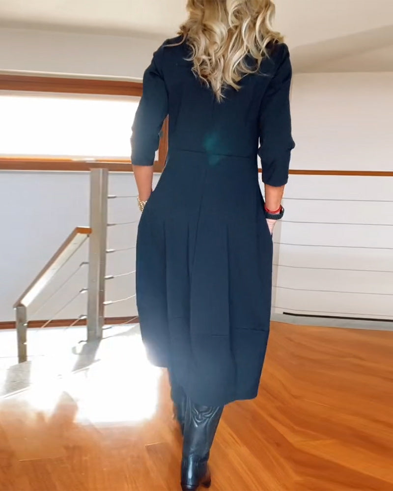 VALENTINA - Elegant Maxi Dress that Refines the Silhouette and Offers Daily Comfort