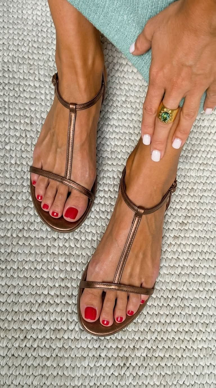 Bianca - Golden Summer Sandals