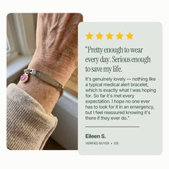 Women’s Blood Thinner Medical Alert Bracelet