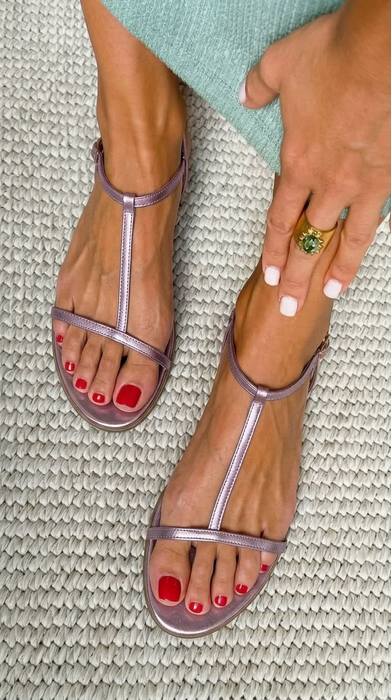 Bianca - Golden Summer Sandals