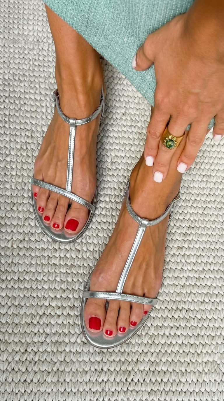 Bianca - Golden Summer Sandals