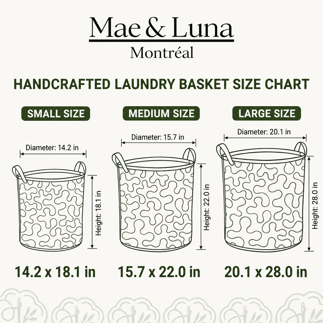 Spring Meadow - Handcrafted Laundry Basket