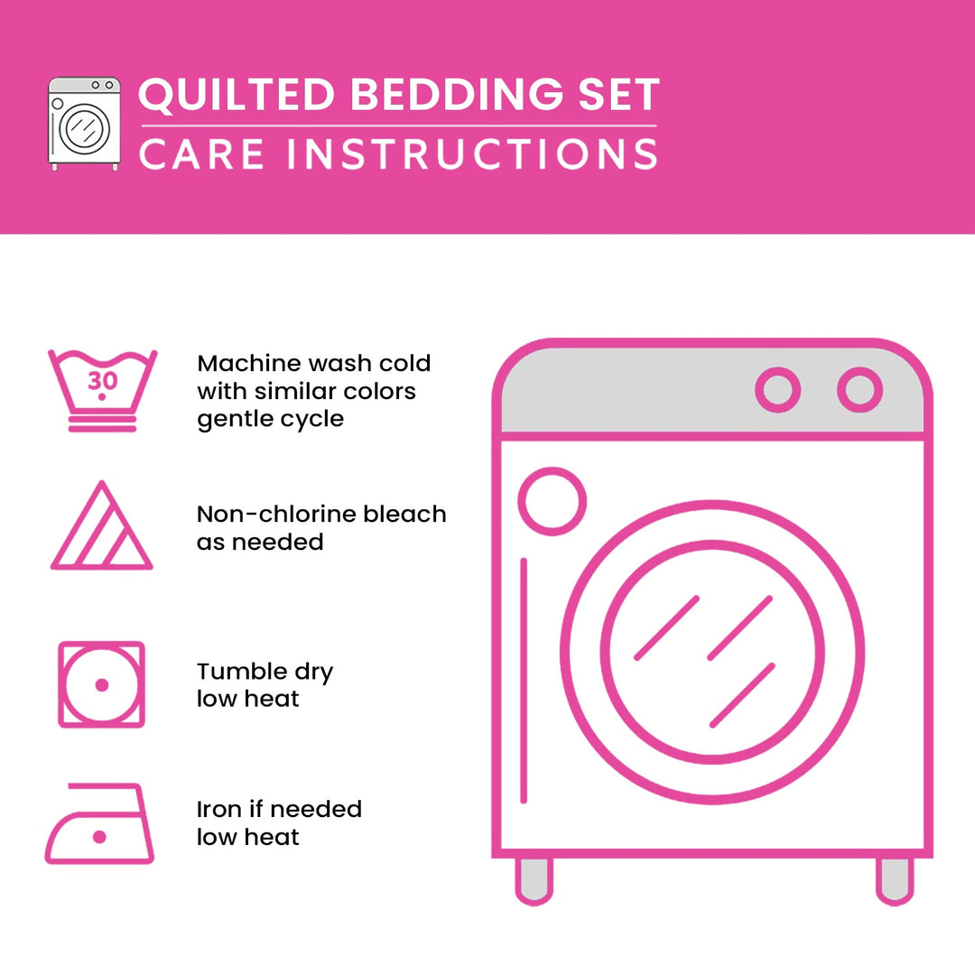Morning Flutter - 3-Piece Handmade Bedding Set