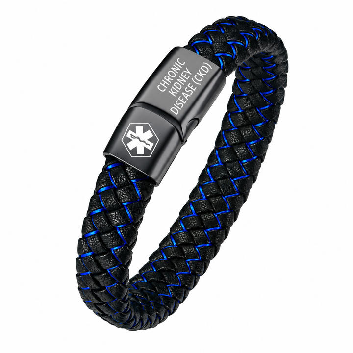 Men’s All Medical Conditions Medical Alert Bracelet