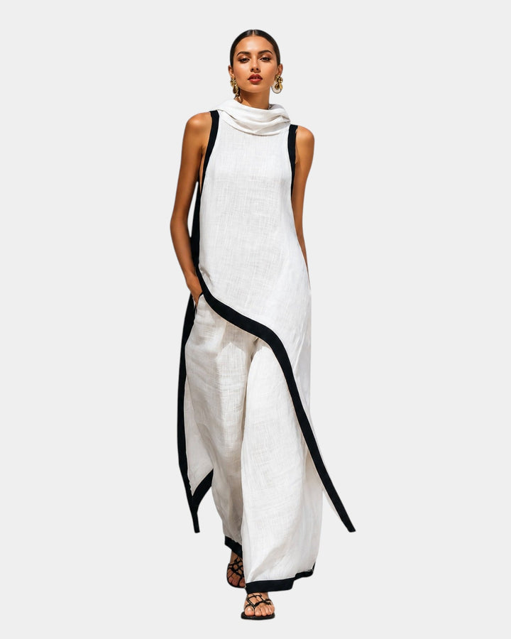 Nicaise - Elegant set of pants and blouse