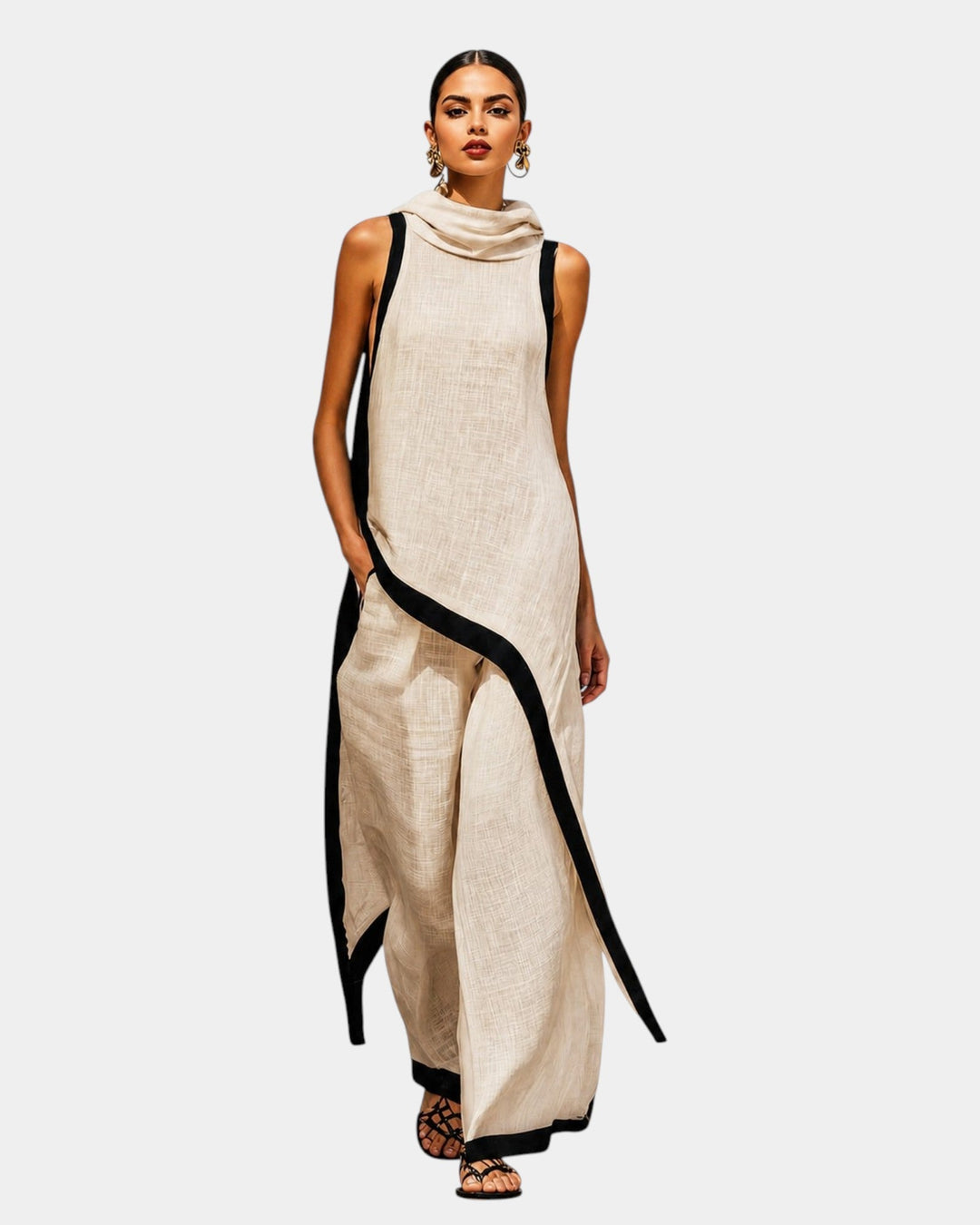 Nicaise - Elegant set of pants and blouse