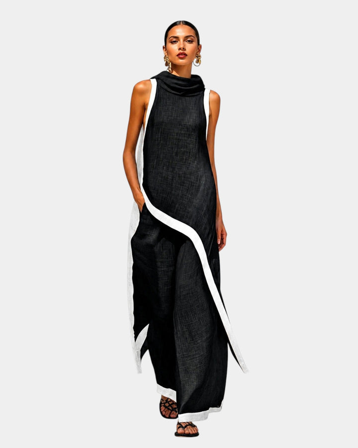 Nicaise - Elegant set of pants and blouse