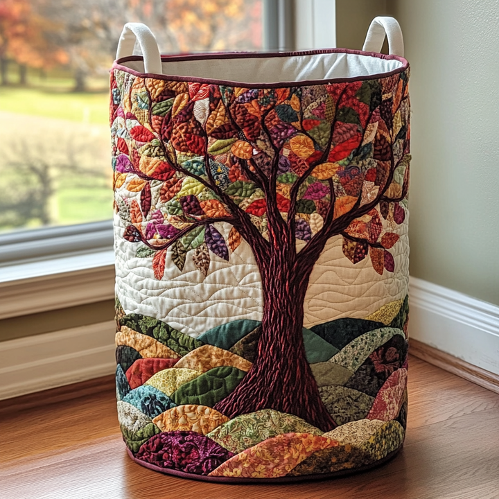 Tree of Life - Handcrafted Laundry Basket