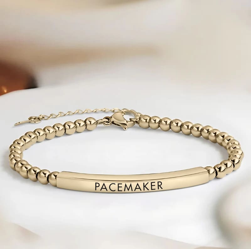 Women's Slim Pacemaker Medical Alert Bracelet
