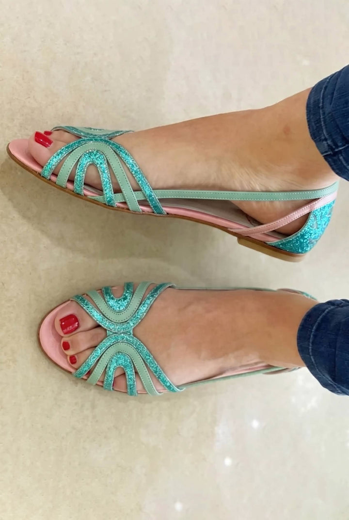 Éléonore - Golden Summer Light Sandals