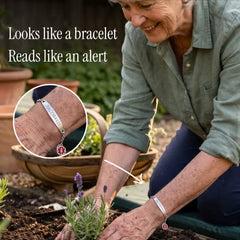 Women's Pacemaker Medical Alert Bracelet
