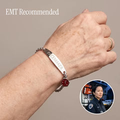 Women's Pacemaker Medical Alert Bracelet