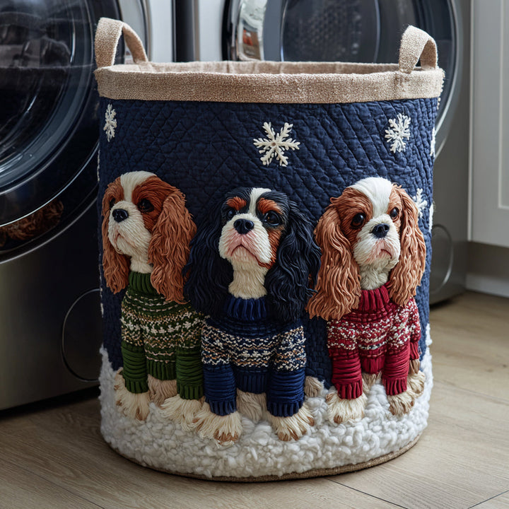 King Charles Sweater - Handcrafted Laundry Basket