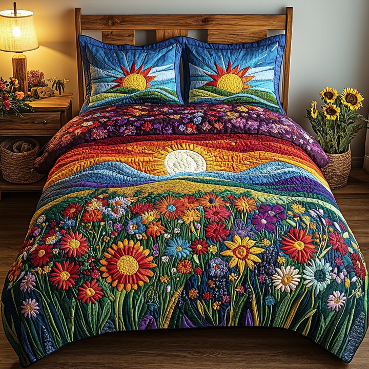 Bergbloemen - 3-Piece Handmade Bedding Set