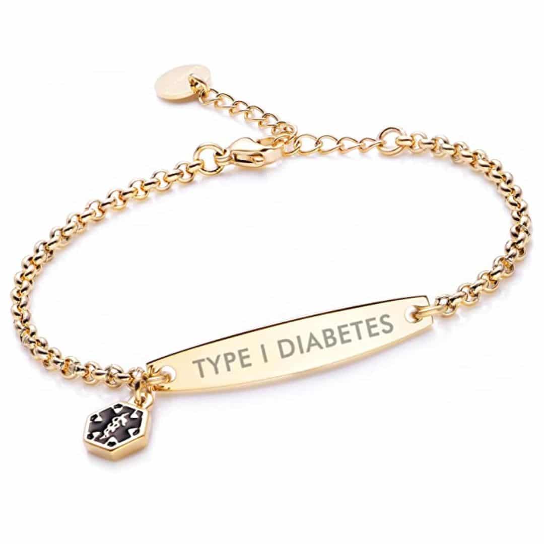 Women’s Diabetes Medical Alert Bracelet