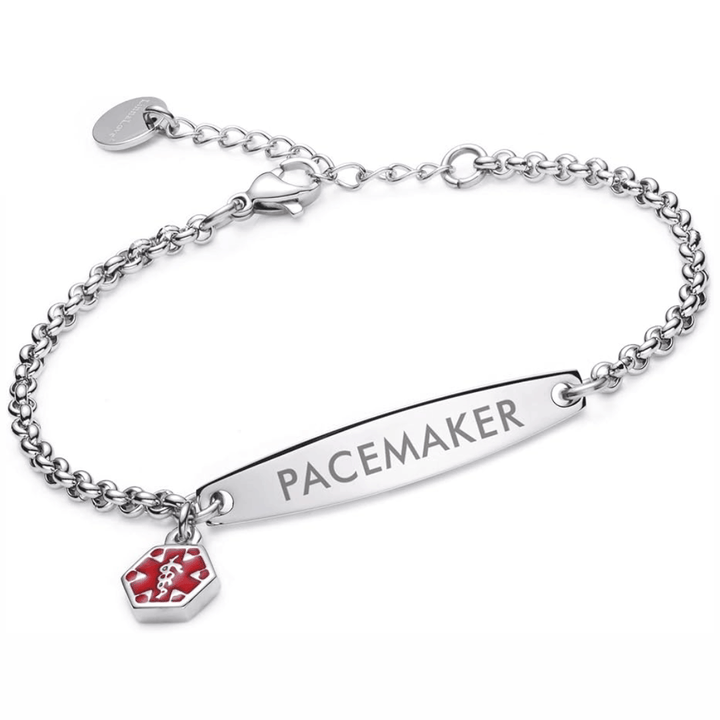 Women's Pacemaker Medical Alert Bracelet