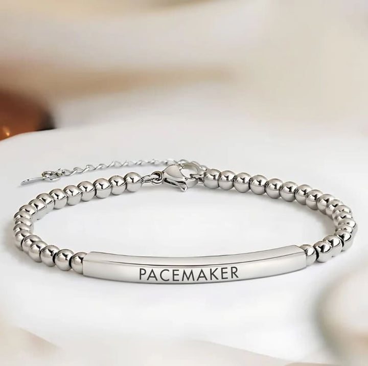 Women's Slim Pacemaker Medical Alert Bracelet