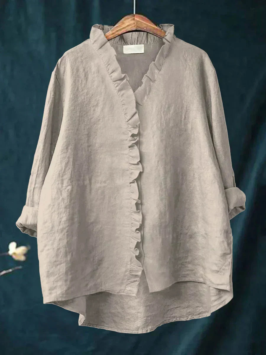 Lily - Light Blouse with Ruffles