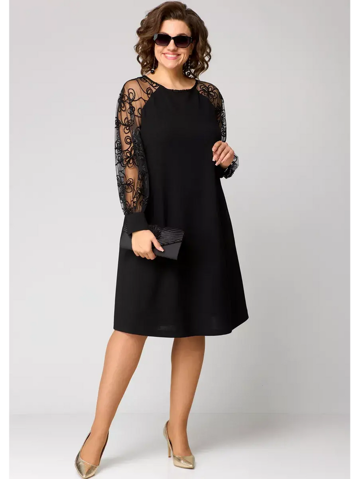 Regina - Classic Midi Dress for Special Occasions
