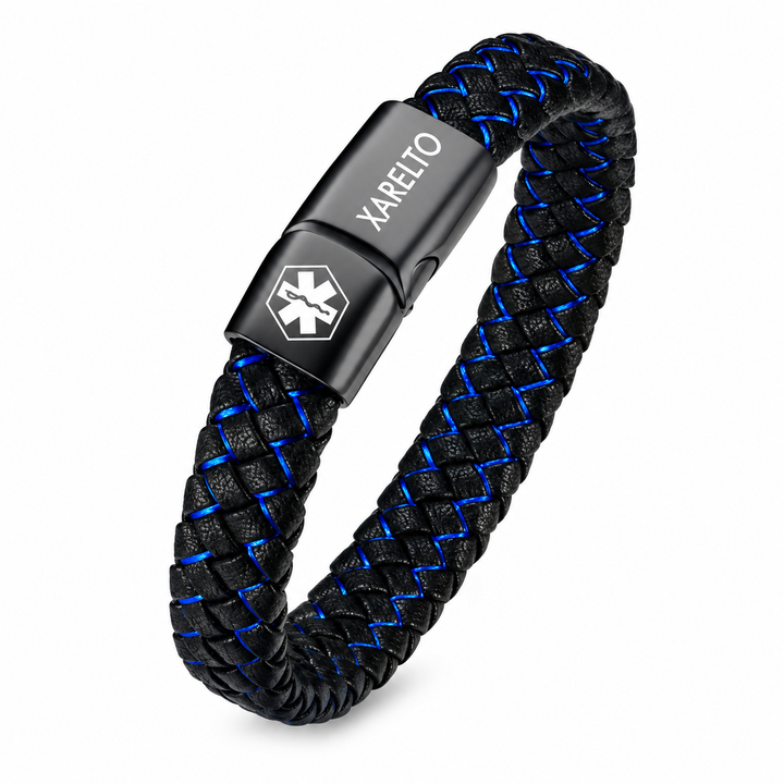 Men’s Xarelto Medical Alert Bracelet