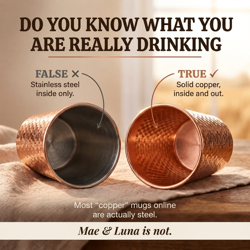 Pure Copper Mug by Mae & Luna