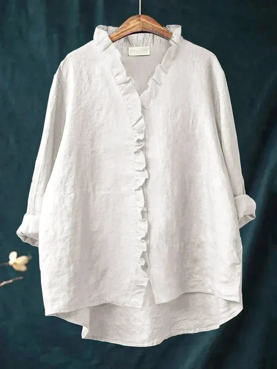 Célestine - Delicate Ruffled Blouse