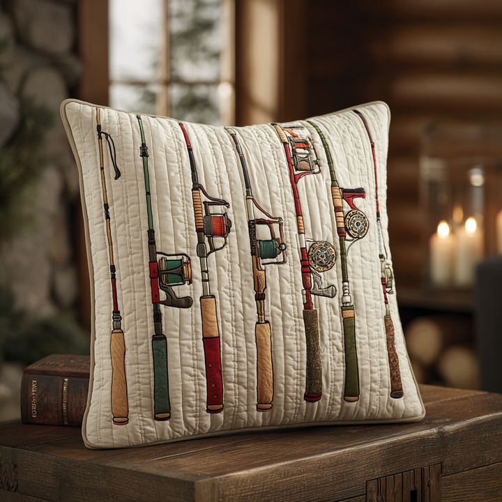 Vintage Tackle - Handmade Cushion Cover